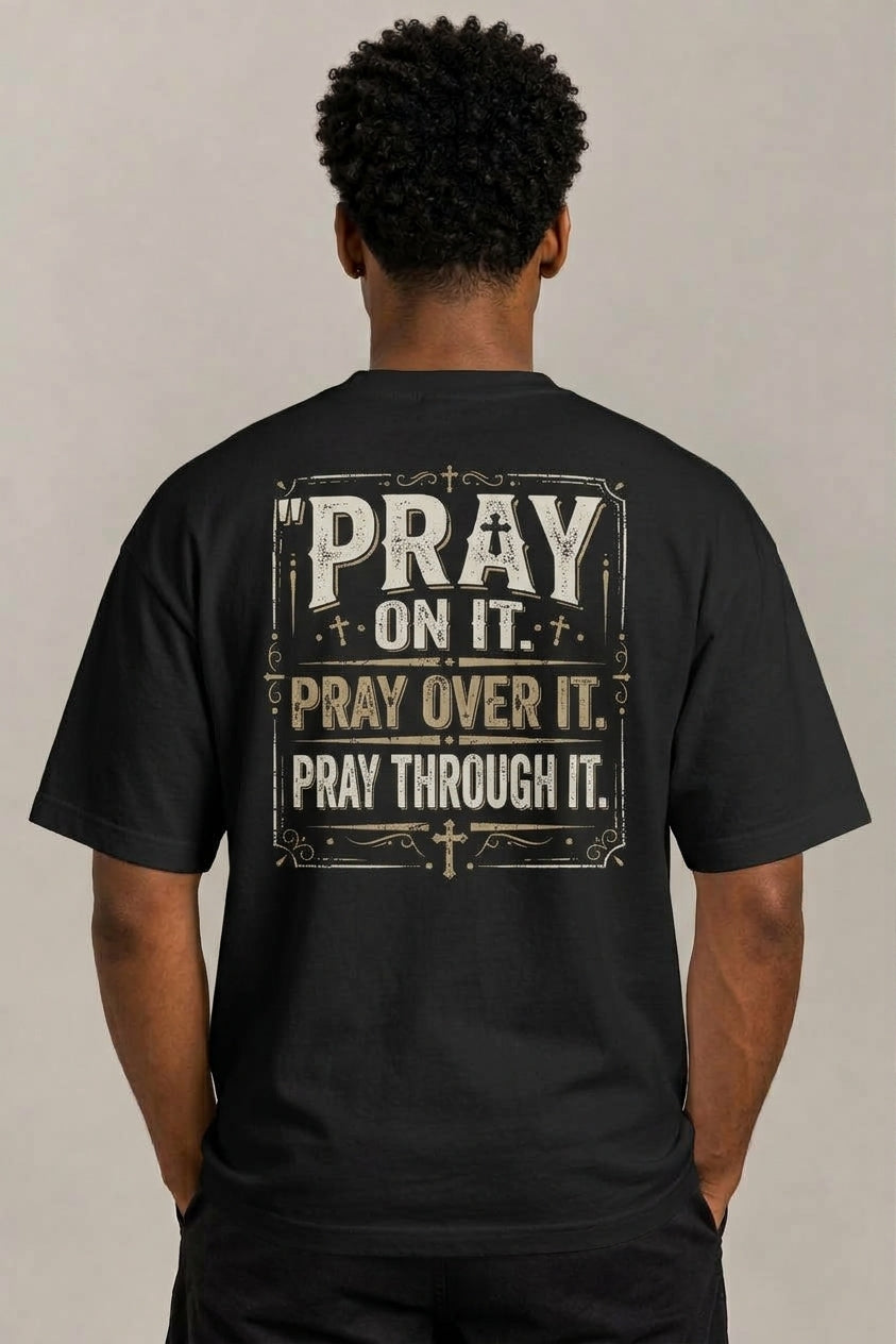 Pray On It Unisex garment-dyed heavyweight t-shirt