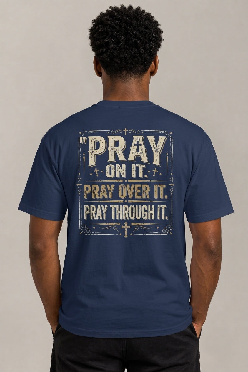 Pray On It Unisex garment-dyed heavyweight t-shirt