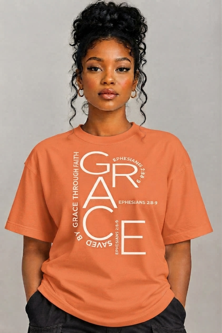 Grace Unisex garment-dyed heavyweight t-shirt
